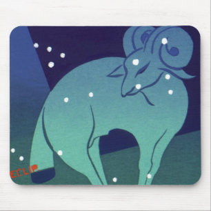 Alfombrilla De Ratón Constelación de Aries, Astrología del Zodiaco Vint