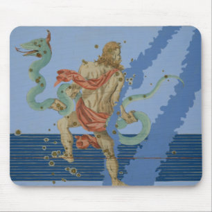 Alfombrilla De Ratón Constelación de grupo de Ophiuchus, de 'Uranometr
