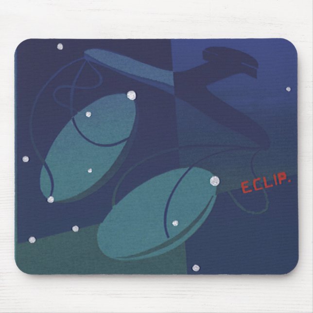 Alfombrilla De Ratón Constelación de la escala de Libra Astrología zodi (Frente)