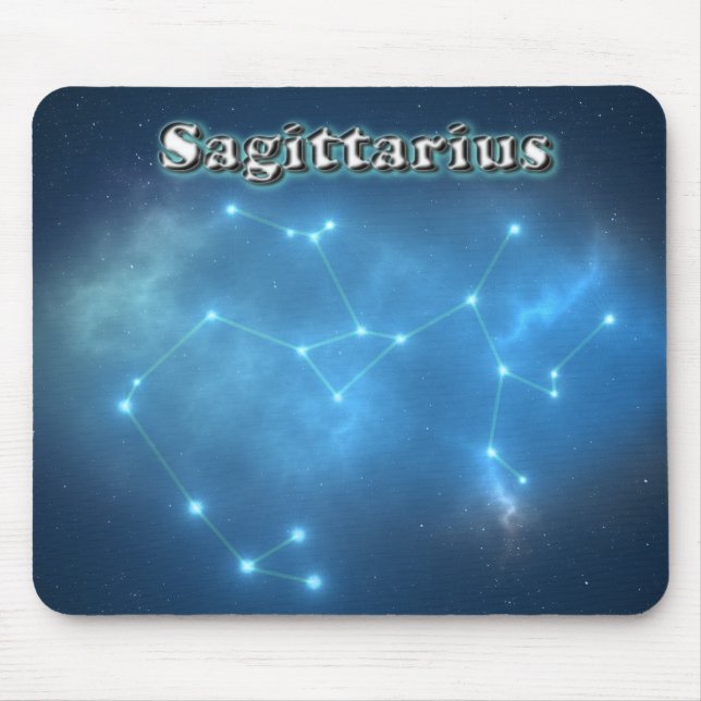 Alfombrilla De Ratón Constelación de Sagittarius (Frente)