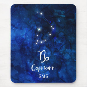 Alfombrilla De Ratón Constelación zodiacal de Capricornio Galaxia Cielo