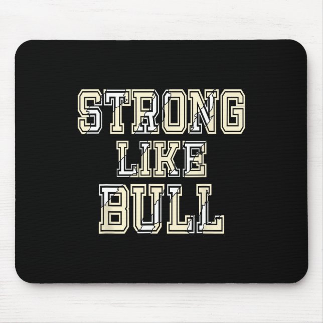 Alfombrilla De Ratón Construcción De Cuerpos De Toro Y Levantamiento De (Frente)