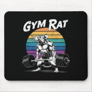 Alfombrilla De Ratón Construcción de un cuerpo de halterofilia muscular