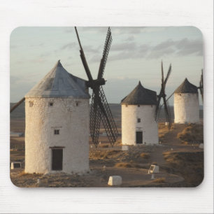 Alfombrilla De Ratón Consuegra, antique La Mancha windmills