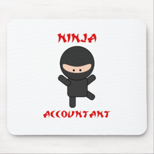 Alfombrilla De Ratón Contable de Ninja