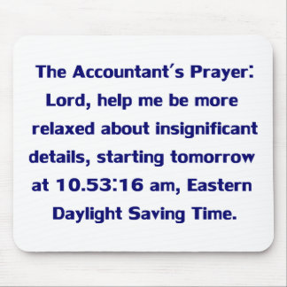Alfombrilla De Ratón Contable Mousepad