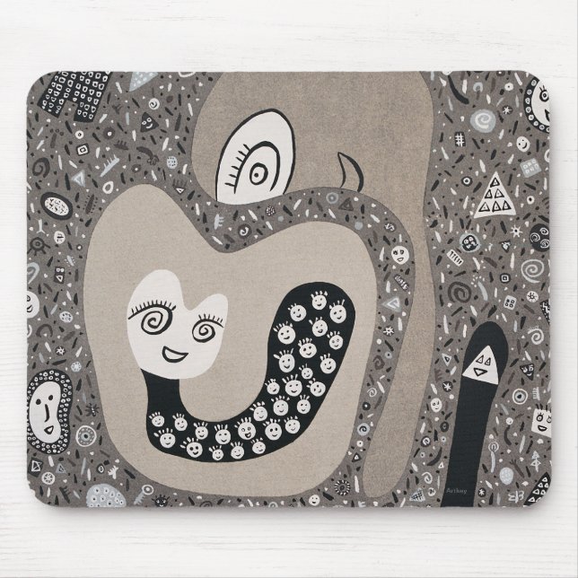 Alfombrilla De Ratón Contar con a un bebé (Frente)