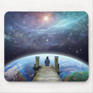 Alfombrilla De Ratón Contemplative Space Art Mouse Pad, Multi-Verse