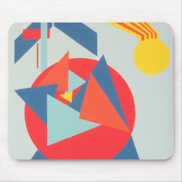Alfombrilla De Ratón Contemporary Abstract Shapes Mousepad
