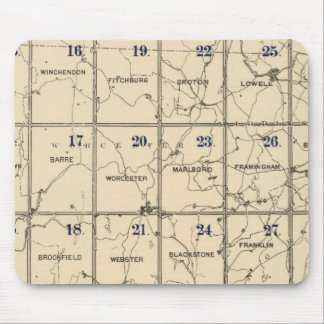 Alfombrilla De Ratón Contenido del Atlas de Massachusetts