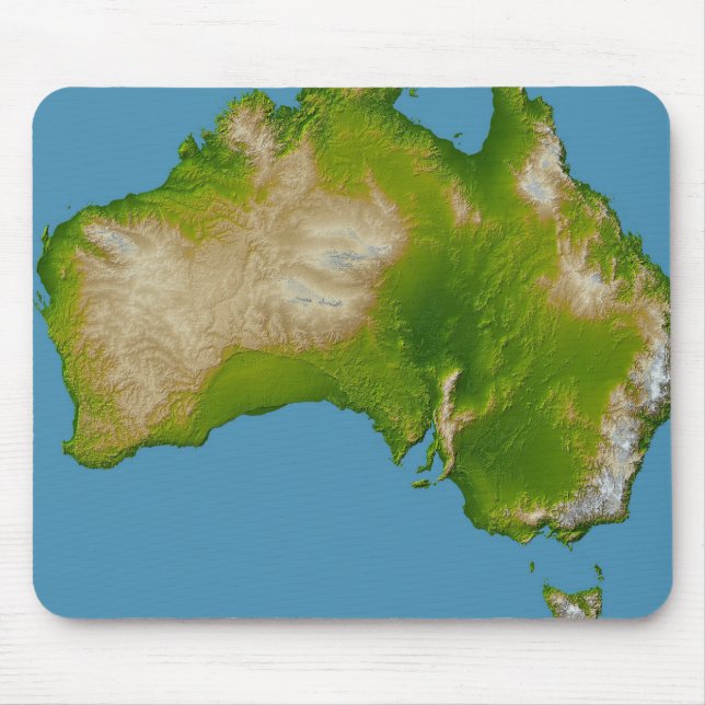 Alfombrilla De Ratón Continente de Australia (Frente)