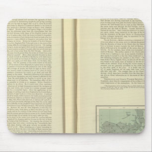 Alfombrilla De Ratón Continuación del gráfico físico del Océano Atl