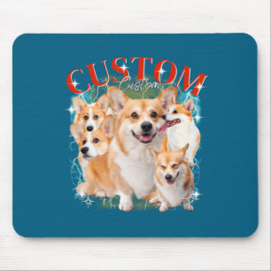 Alfombrilla De Ratón Contrabando Vintage Mascotas Perros Gato Animal Di