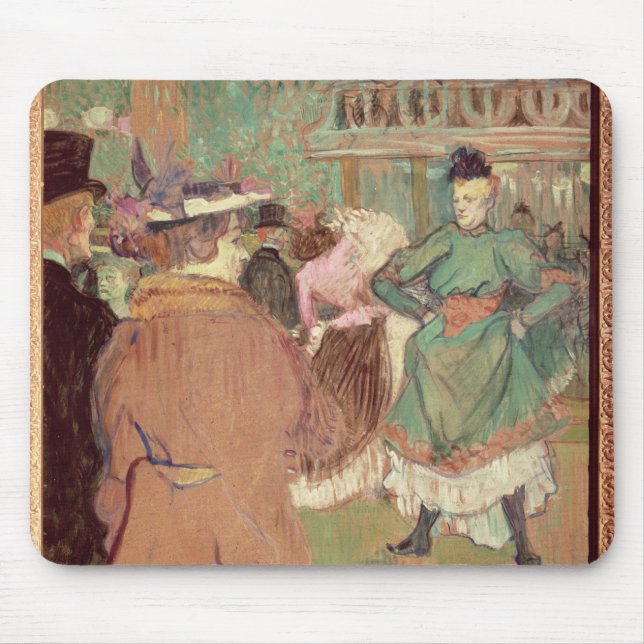 Alfombrilla De Ratón Contradanza de Enrique de Toulouse-Lautrec el | en (Frente)
