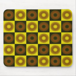 Alfombrilla De Ratón Contrastando mosaicos abstractos -