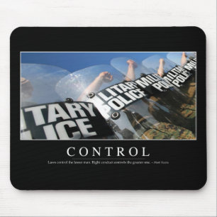 Alfombrilla De Ratón Control: cita Inspiradora