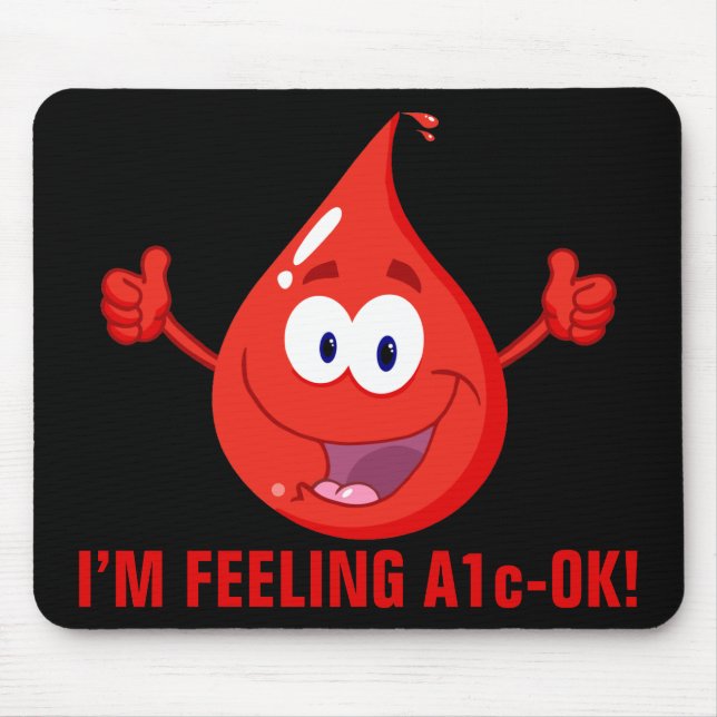 Alfombrilla De Ratón Control del azúcar en sangre (Frente)