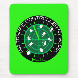 Alfombrilla De Ratón Controlador de tráfico aéreo