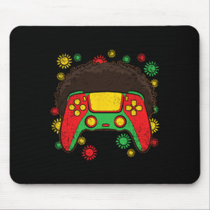 Alfombrilla De Ratón Controlador de videojuego Afro Mes de la Historia 