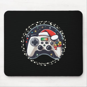Alfombrilla De Ratón Controlador de videojuegos Sombrero de Santa Navid