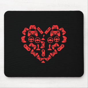 Alfombrilla De Ratón Controlador Día de San Valentín de corazón Guay Ga