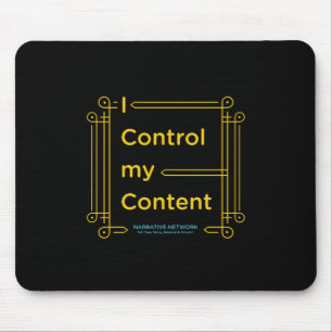 Alfombrilla De Ratón "Controlo mi" Mousepad contento