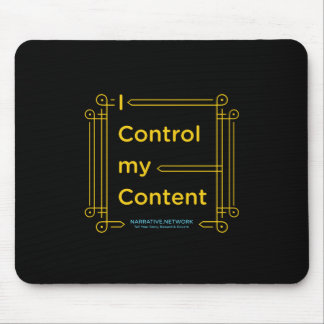 Alfombrilla De Ratón "Controlo mi" Mousepad contento