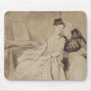 Alfombrilla De Ratón Conversación íntima por Fragonard