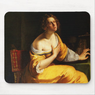 Alfombrilla De Ratón Conversión de la Magdalena - Artemisa Gentileschi