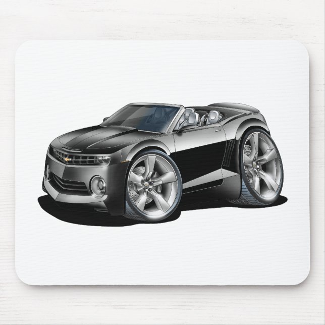 Alfombrilla De Ratón Convertible negro 2012 de Camaro (Frente)