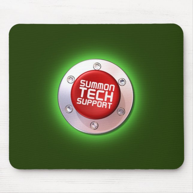 Alfombrilla De Ratón ¡Convoque al soporte técnico! (Frente)