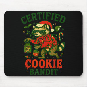 Alfombrilla De Ratón Cookie Bandit con certificación, Navidades diverti