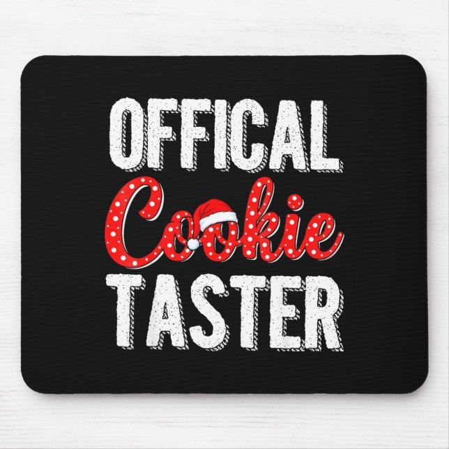Alfombrilla De Ratón Cookie Taster Cookie Christmas Matching Couple  (Frente)