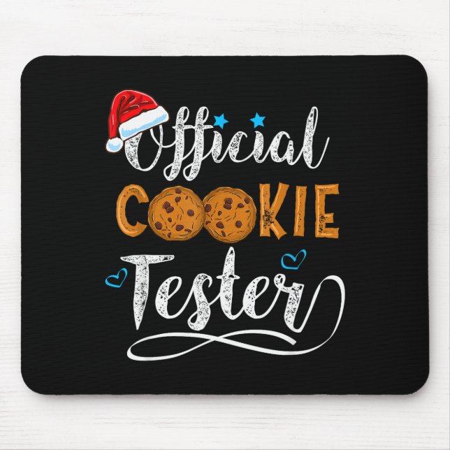 Alfombrilla De Ratón Cookie Tester Christmas Baking Team  (Frente)