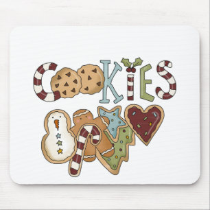 Alfombrilla De Ratón Cookies para camisetas y regalos de Santa