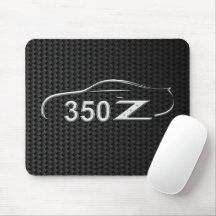 Cool Chrome Carbon Fiber Design Mouse Pad