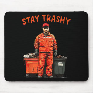 Alfombrilla De Ratón Cool Donald Trump Garge Quédate Divertido Basura M