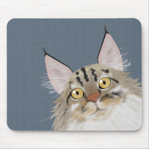 Alfombrilla De Ratón Coon Mousepad de Maine