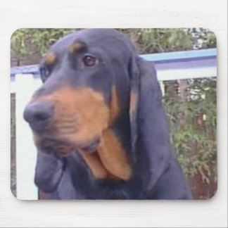 Alfombrilla De Ratón Coonhound negro y del moreno Mousepad