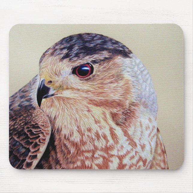 Alfombrilla De Ratón Coopers Hawk (Frente)