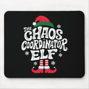 Alfombrilla De Ratón Coordinador de Caos de Navidad Elfo Regalo de Pija