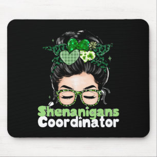 Alfombrilla De Ratón Coordinadora de Shenanigans Día de los Patrocinado