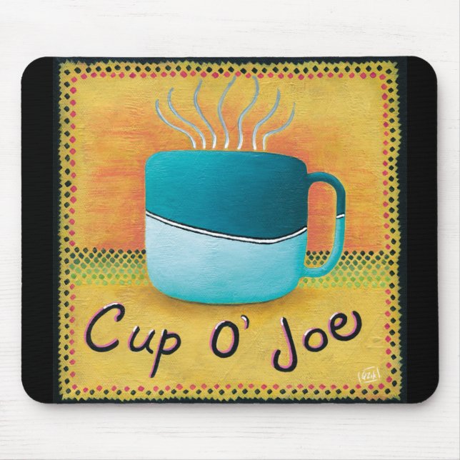 Alfombrilla De Ratón Copa de Joe Coffee Lover Mouse Pad (Frente)