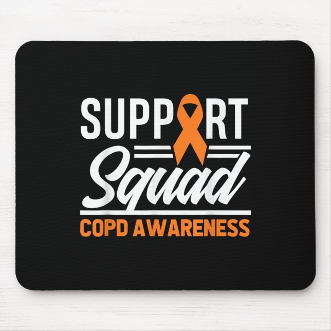 Alfombrilla De Ratón Copd Warrior Support Squad Copd Awareness (Frente)