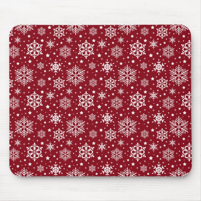 Alfombrilla De Ratón Copos de nieve (Frente)