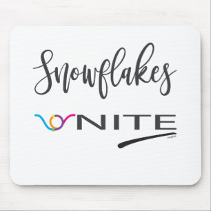 Alfombrilla De Ratón ¡Copos de nieve, únete! Resistimiento político lib