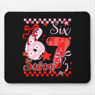 Alfombrilla De Ratón Coquette San Valentín 67 seis siete preppy lindo c