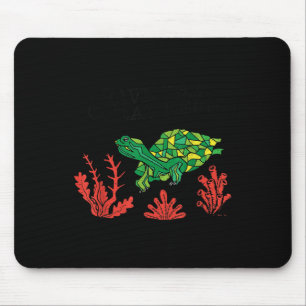 Alfombrilla De Ratón Coral de tortuga salva el medio ambiente de los ar
