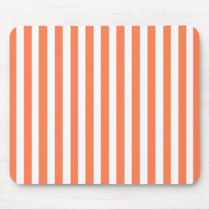 Alfombrilla De Ratón Coral Modern Stripe
