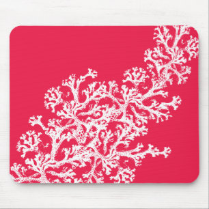 Alfombrilla De Ratón Coral Motif